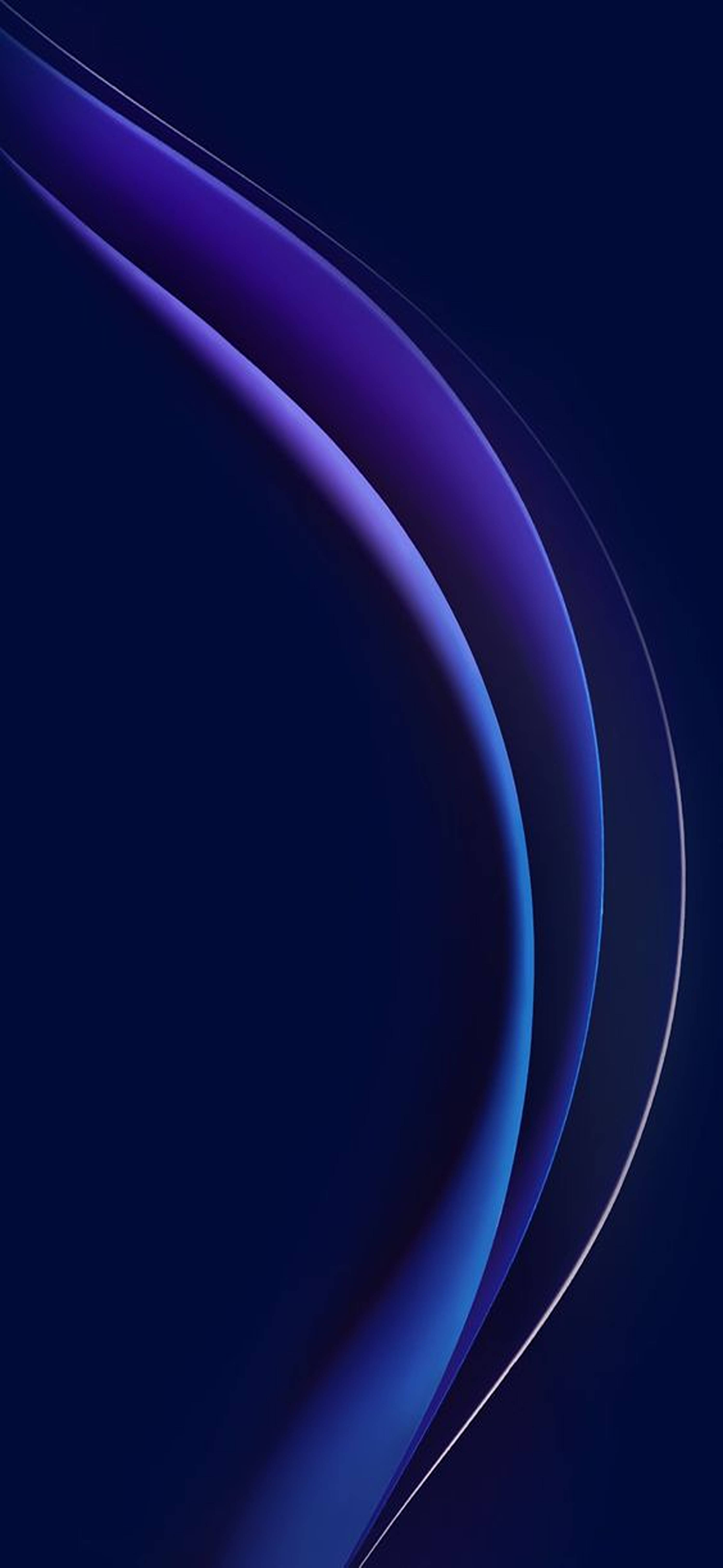 Blue Light Waves Redmi Note 9 Pro Wallpaper