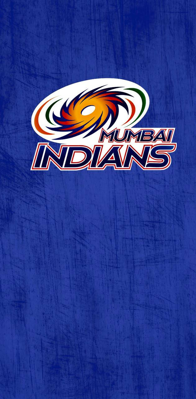 Blue Mumbai Indian Cricket Team Logo Wallpaper