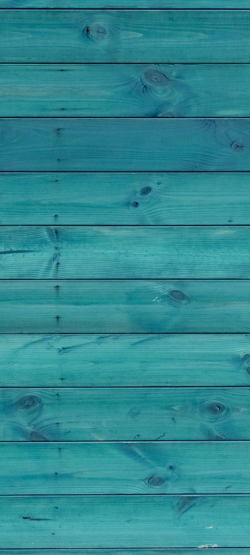 Blue-painted Wood Oneplus 9r Wallpaper