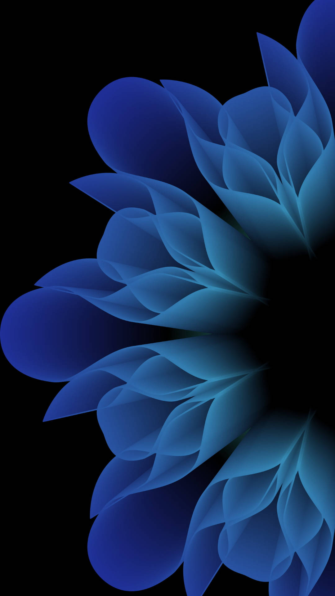 Blue Petals Iphone 7 Original Wallpaper