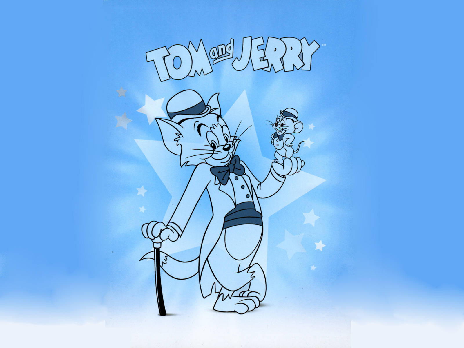 Blue Tom And Jerry Iphone Background Wallpaper