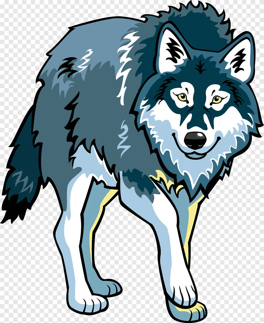Blue Wolf Animated Wallpaper