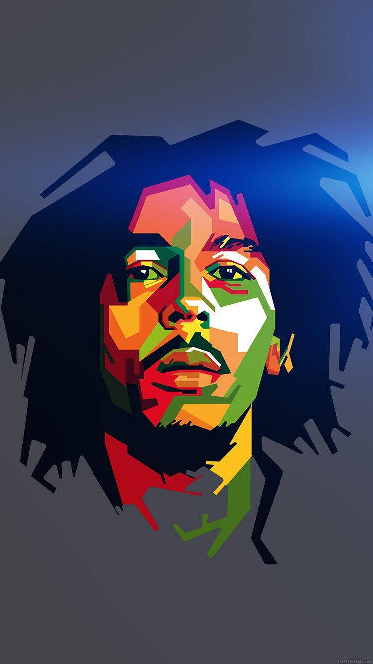 Bob Marley Pop Art Wallpaper