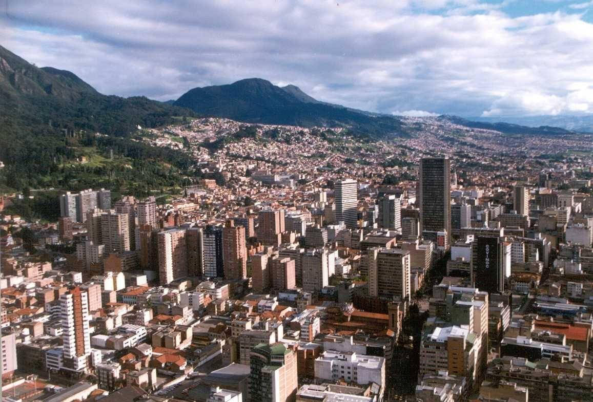 Bogota City In High Scenery Wallpaper