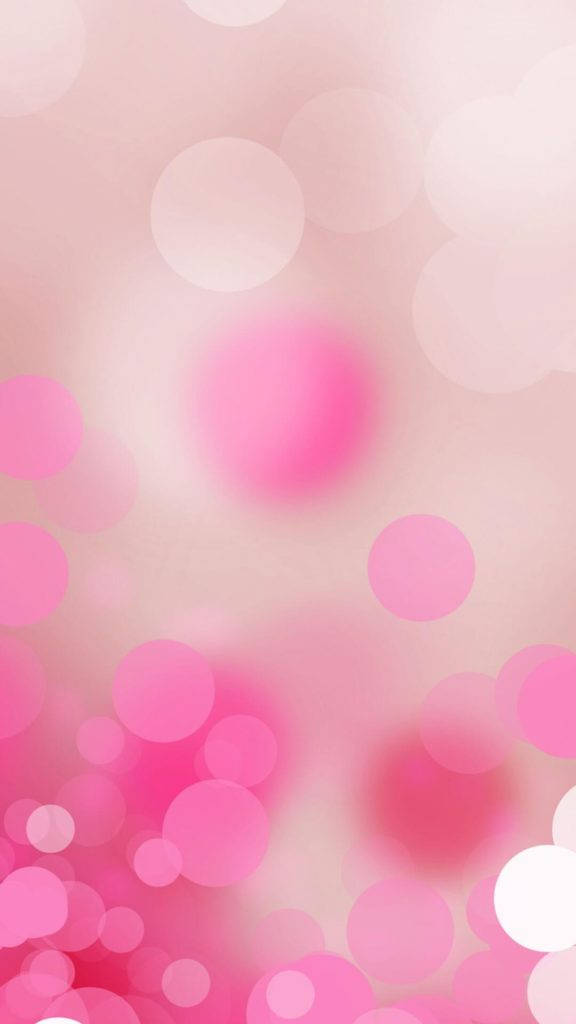 Bokeh Pink Iphone Wallpaper