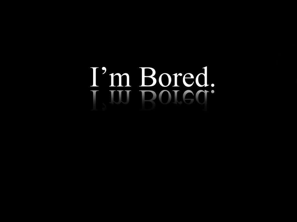 Boring Text On Black Background Wallpaper