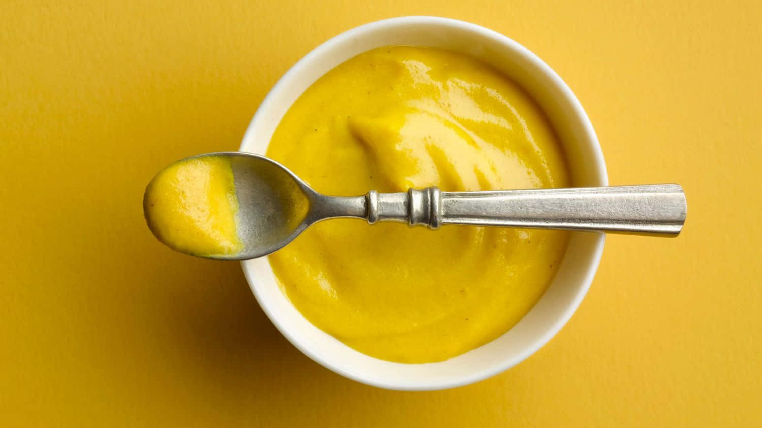 Bowlof Mustardwith Spoon.jpg Wallpaper