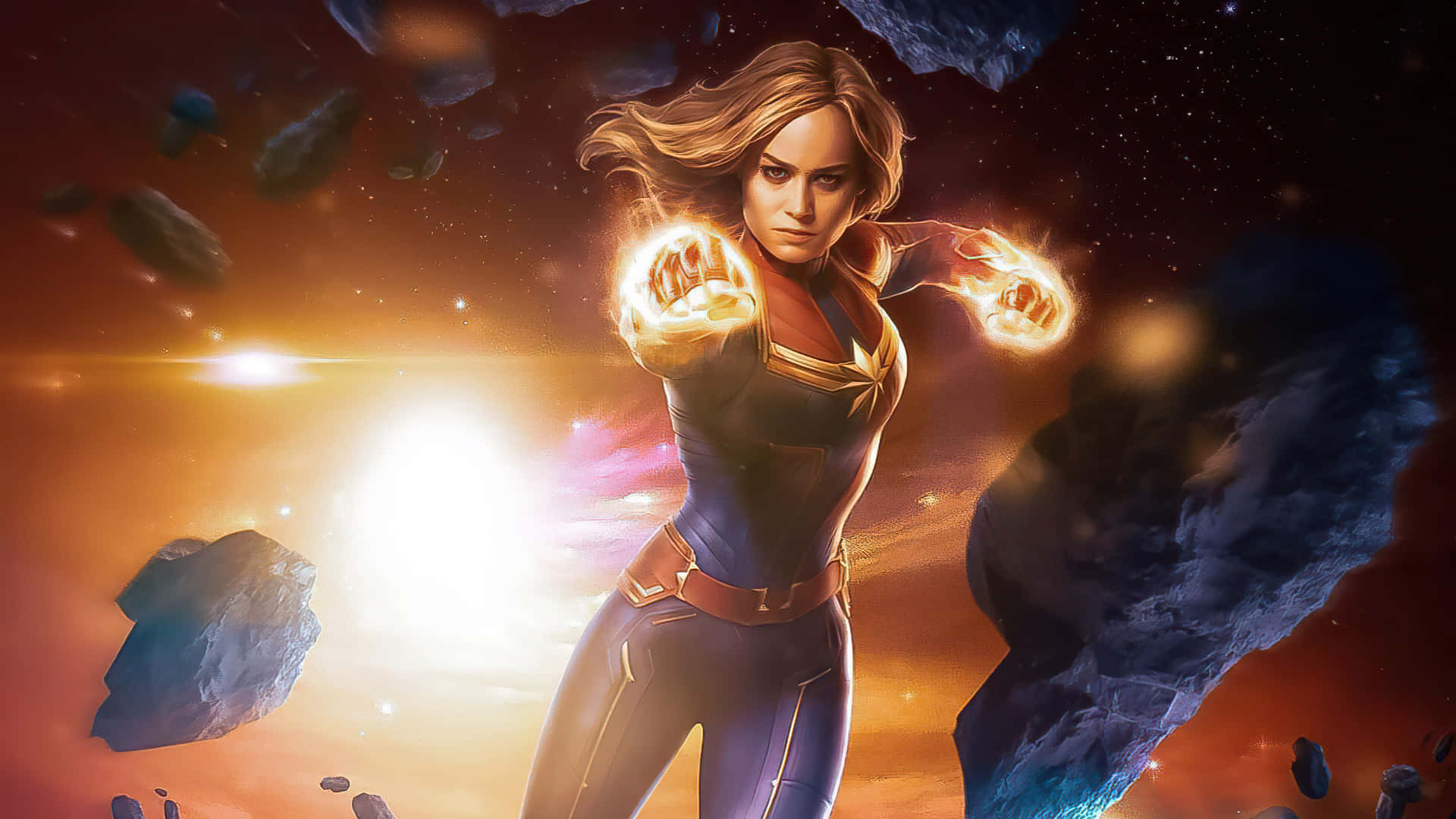 Brave And Powerful: Captain Marvel In Stunning Hd