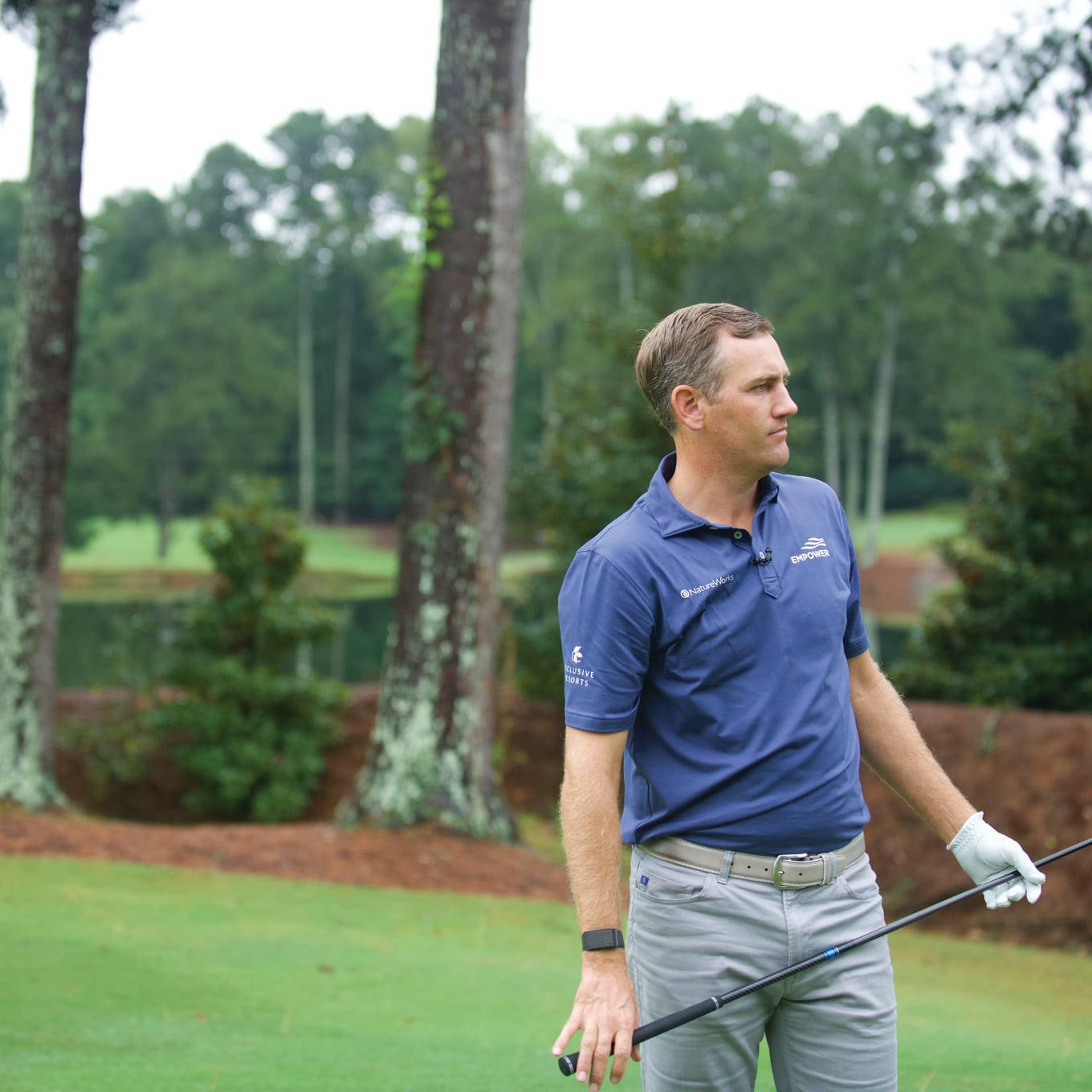 Brendon Todd In Full Swing On The Golf Course Wallpaper