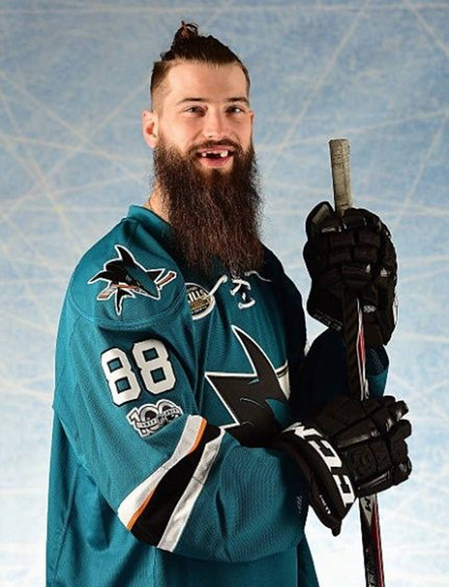 Brent Burns 2017 Honda Nhl All-star Game Wallpaper