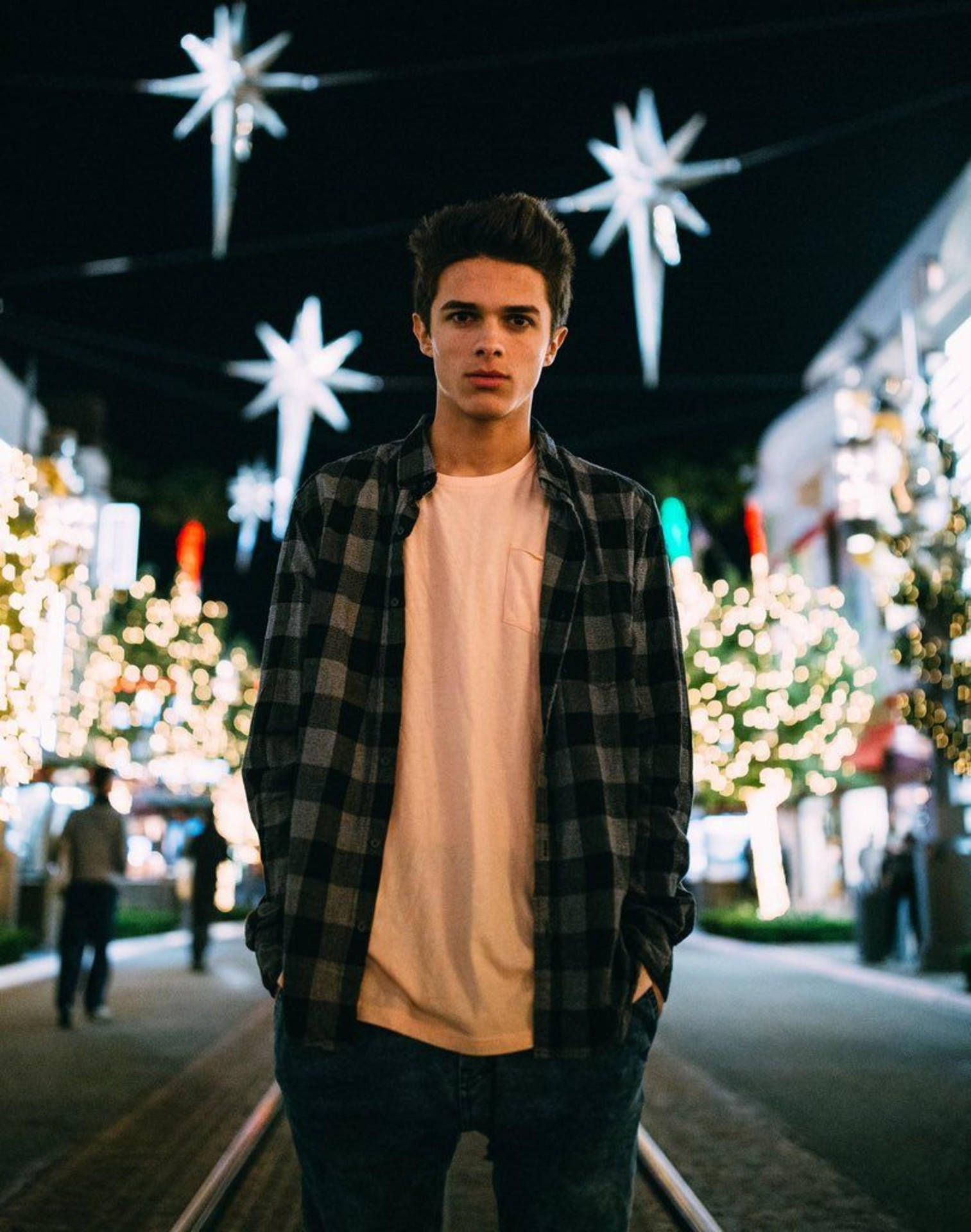 Download free Brent Rivera On Night Street Wallpaper - MrWallpaper.com