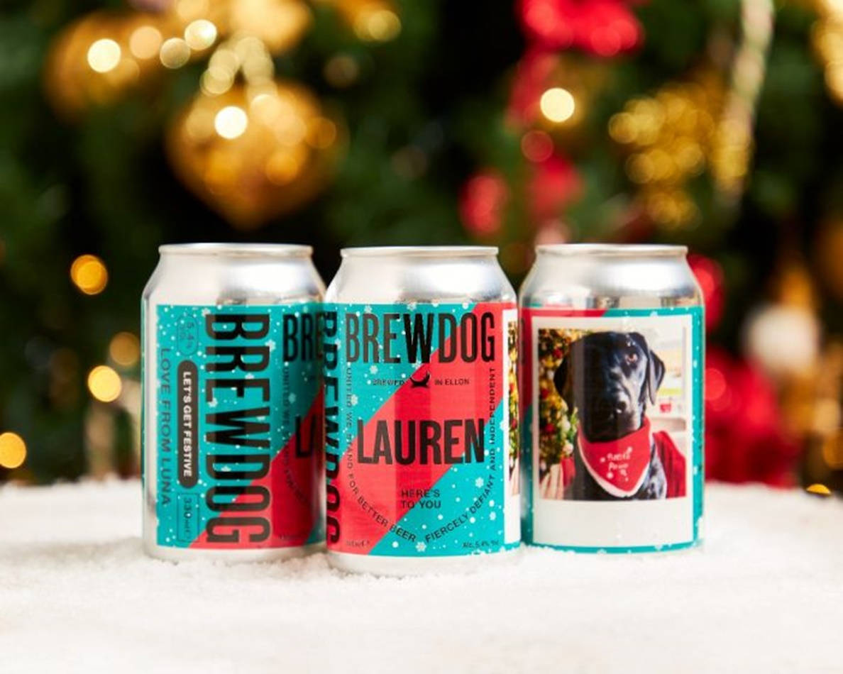 Brewdog's Trio Delight - Three Different Brewdog Beers In Cans Wallpaper