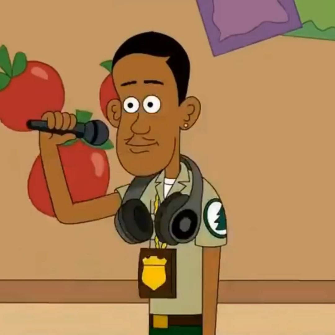 Brickleberry Denzel Headphones Wallpaper