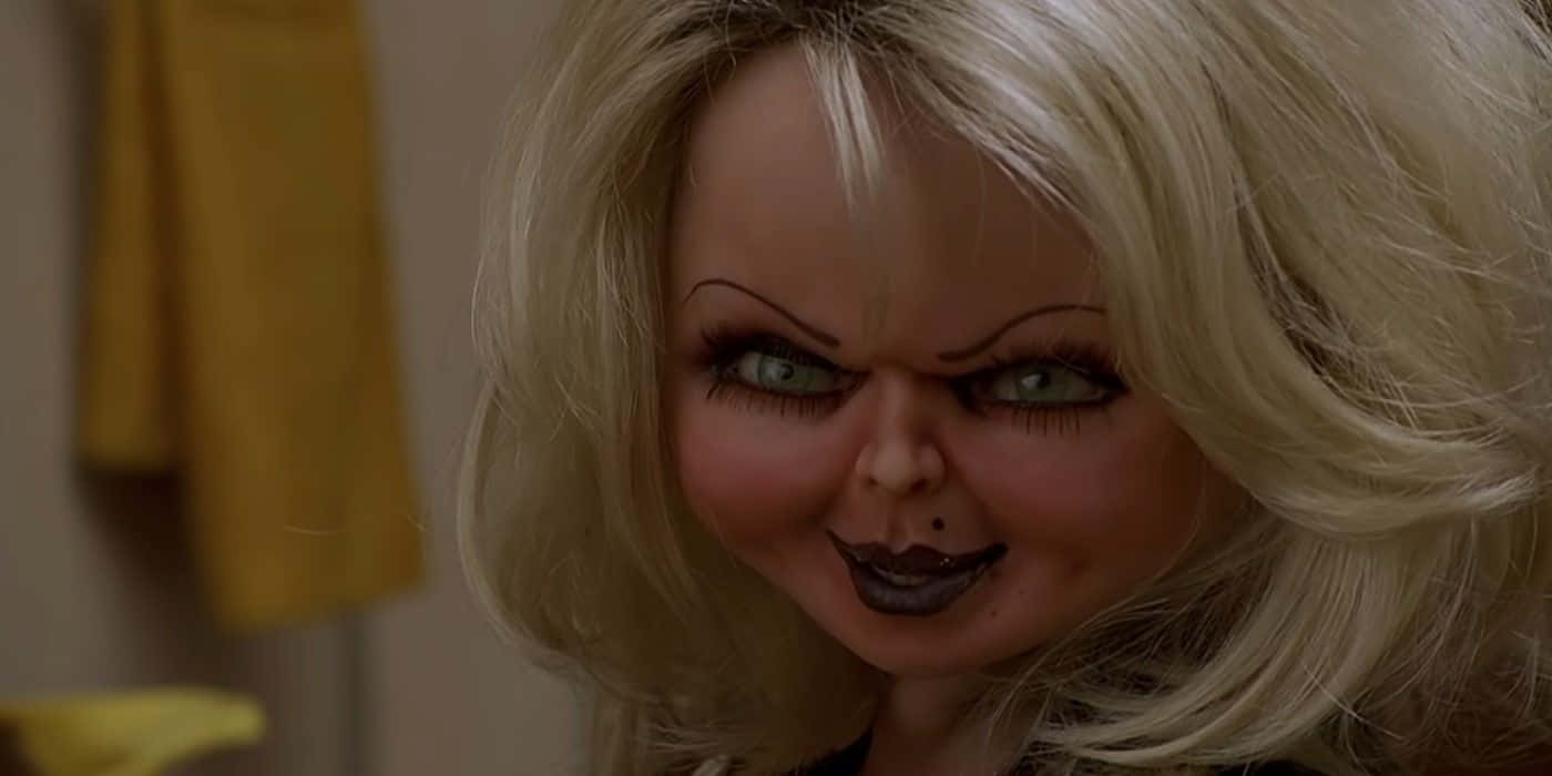 Brideof Chucky Doll Smirk Wallpaper