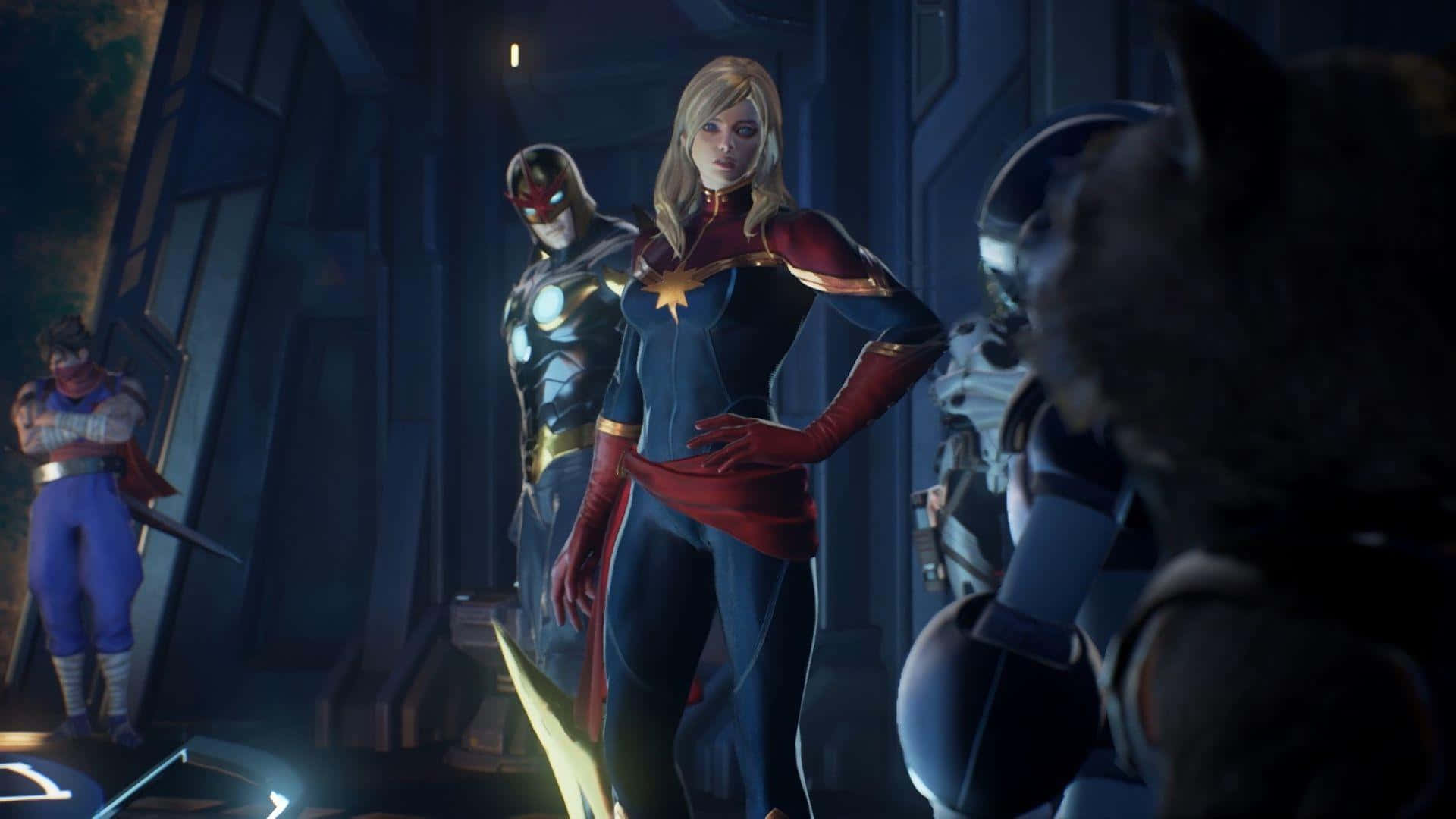 Brie Larson Stars As Captain Marvel In The Epic Marvel Studios Movie. Wallpaper