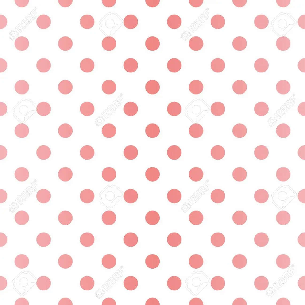 Bright And Colorful Polka Dotted Wallpaper Wallpaper