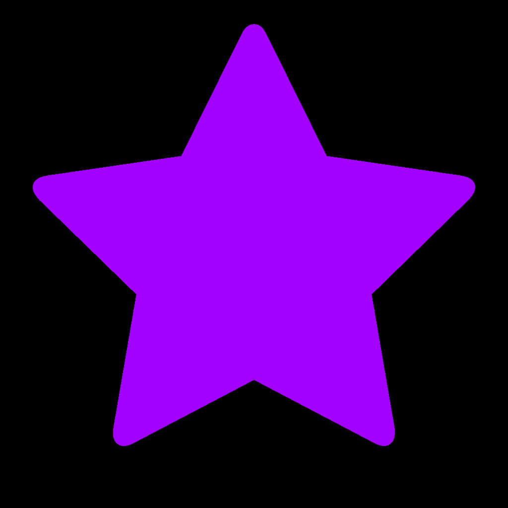 Bright And Shining Purple Star Twinkling In The Night Sky Wallpaper