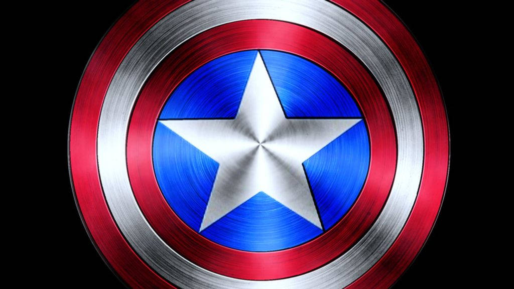Bright And Shiny Captain America Shield Wallpaper