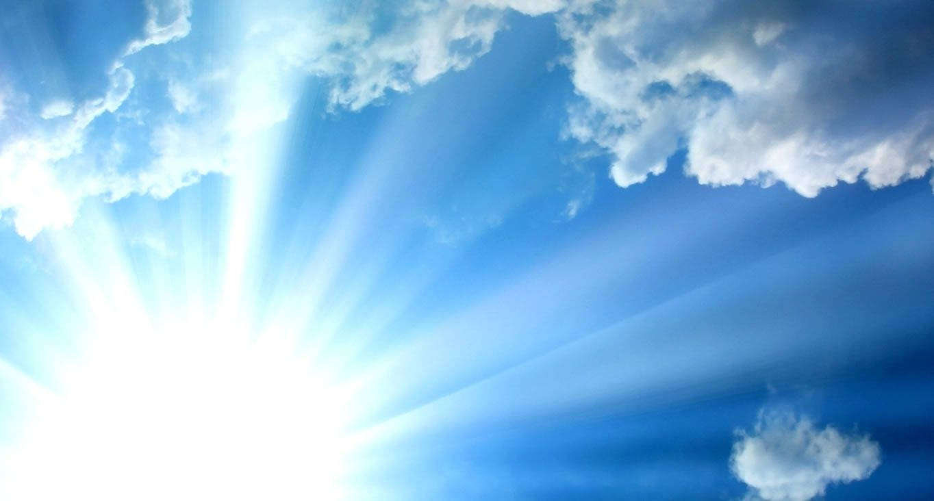 Bright And Sunny Funeral Clouds Wallpaper