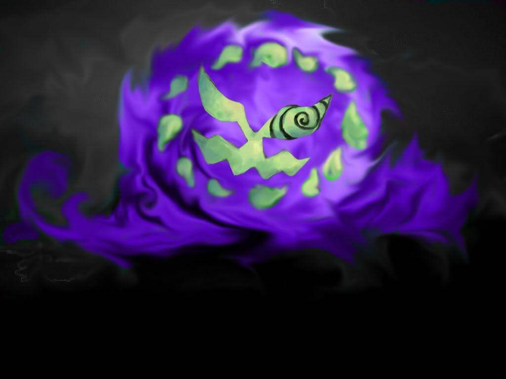 Bright Purple Spiritomb Wallpaper