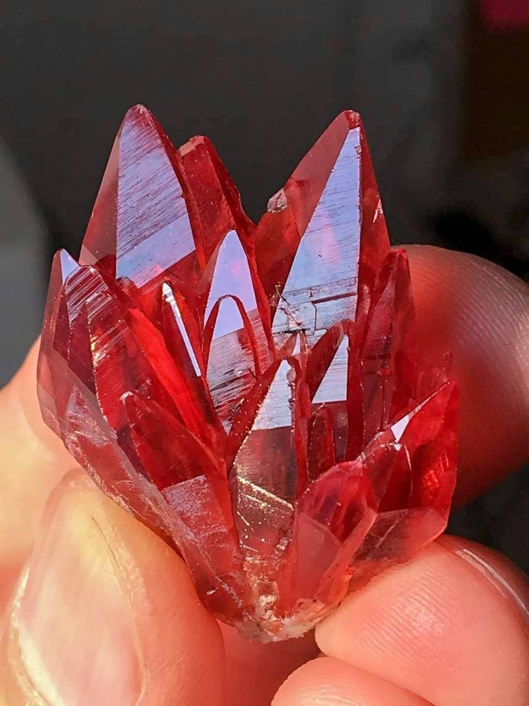 Bright Red Crystal Wallpaper