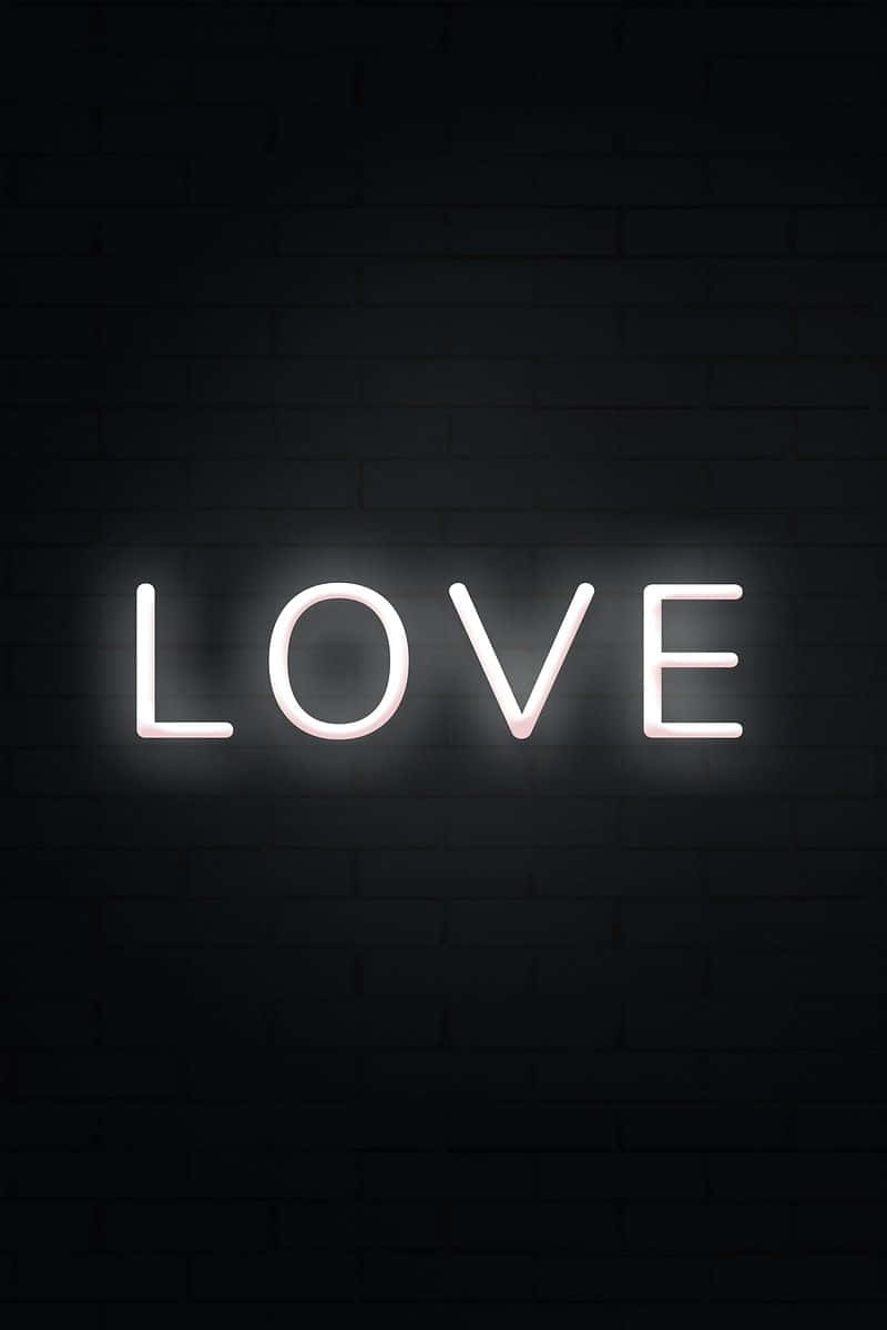 Brighten Any Space With Beautiful White Neon Lights Wallpaper