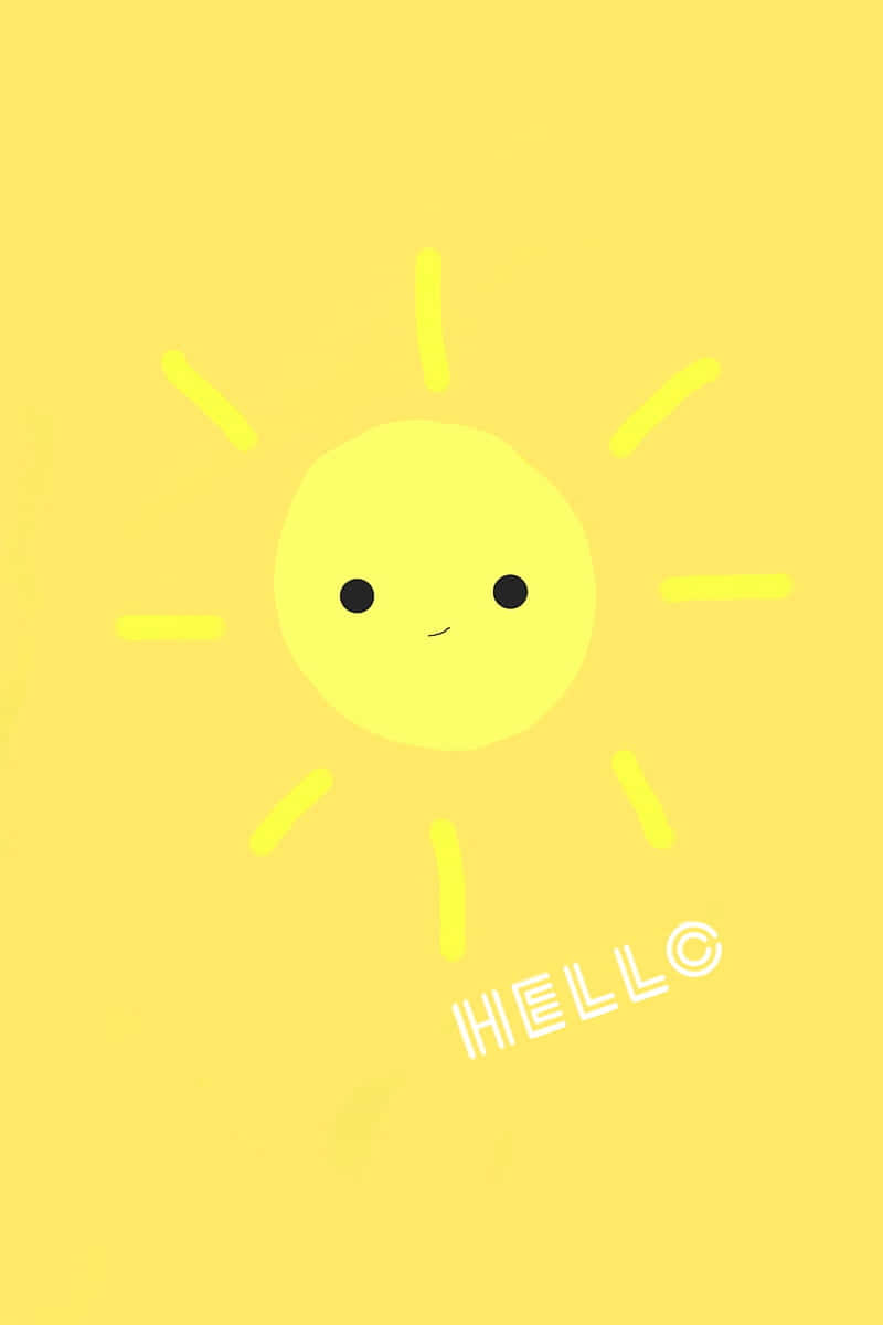 Brighten Up Your Day With A Cute Sun Wallpaper