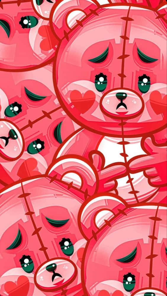 Brighten Up Your Day With This Vibrant Red Iphone Wallpaper