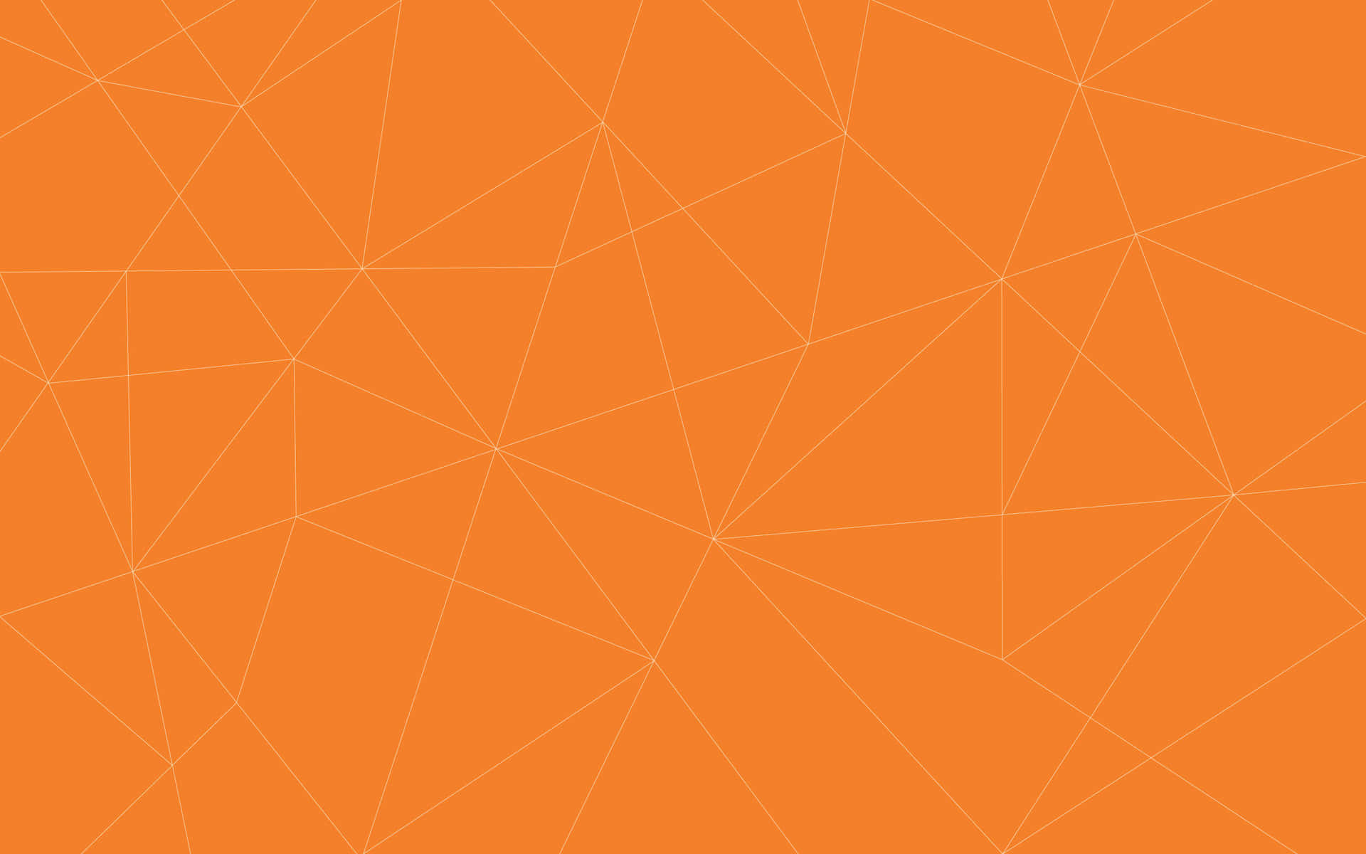 Brighten Up Your Workspace With A Vibrant Orange Desktop. Wallpaper
