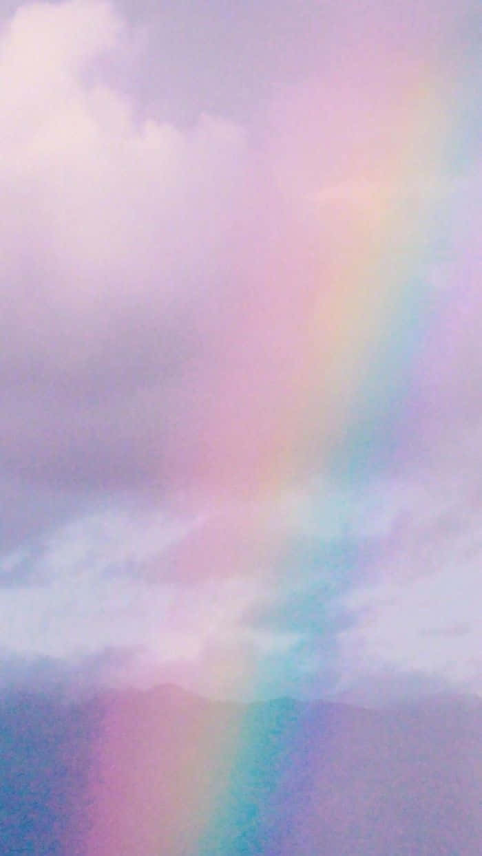 Brighten Your Day With A Cute Rainbow Wallpaper