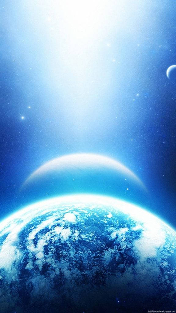 Brilliant Earth Space Phone Wallpaper