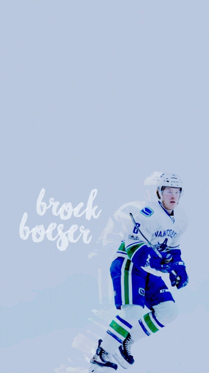 Brock Boeser, The Aesthetic Calligraphy Art Wallpaper