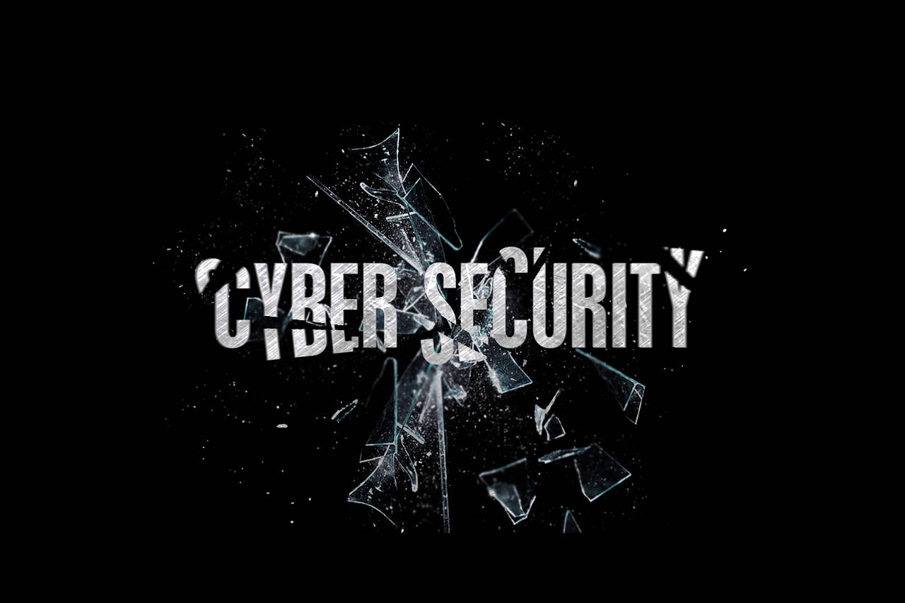 Broken Cybersecurity Barrier Wallpaper