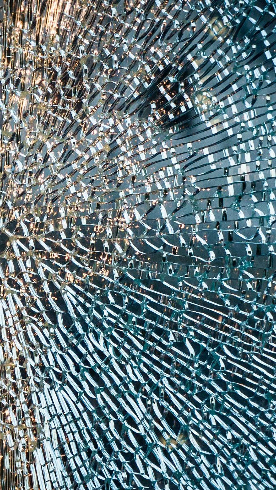 Broken Mirror Shards Oneplus 9r Wallpaper