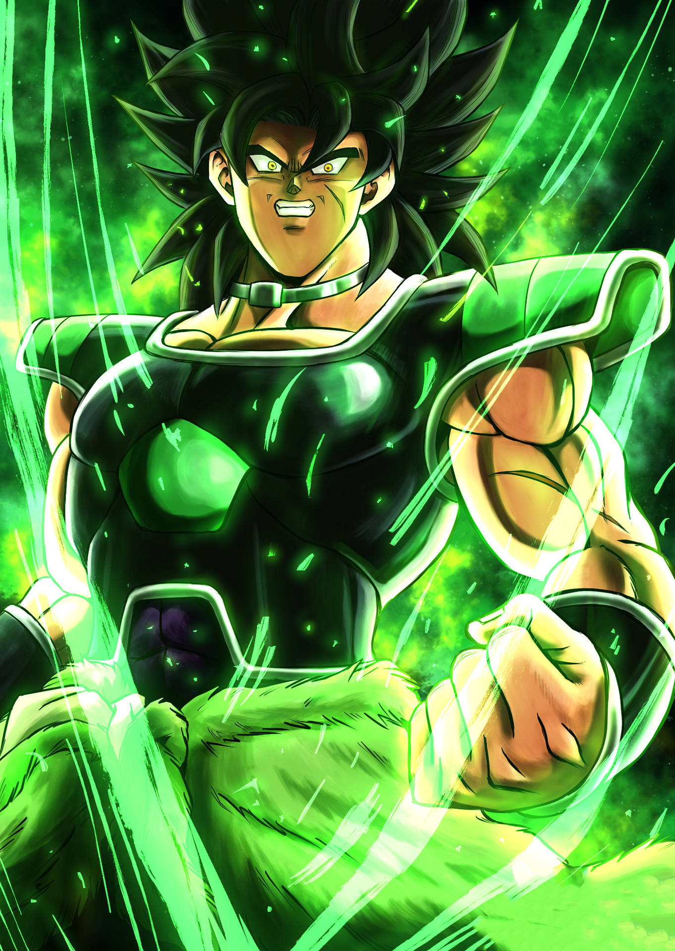 Broly Clenched Fist Wallpaper