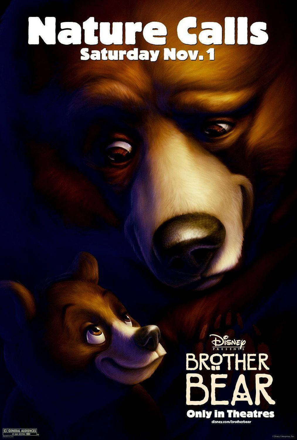 Brother Bear Nature Calls Close-up Wallpaper