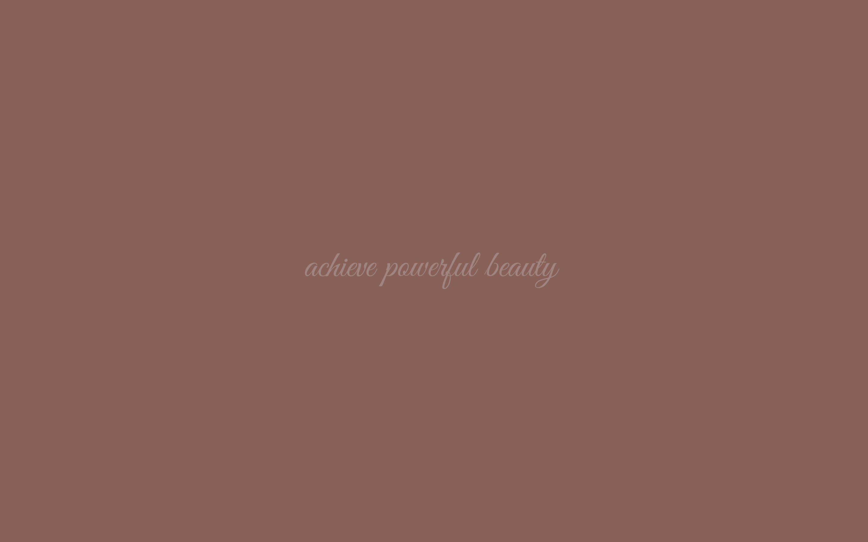 Brown Aesthetic Motivational Quote Laptop Wallpaper