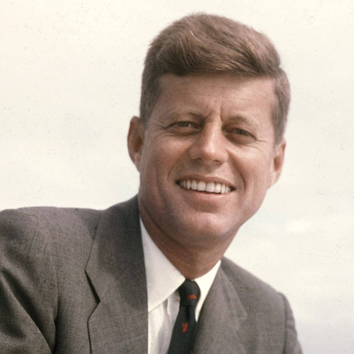 Brown-haired John F. Kennedy Wallpaper
