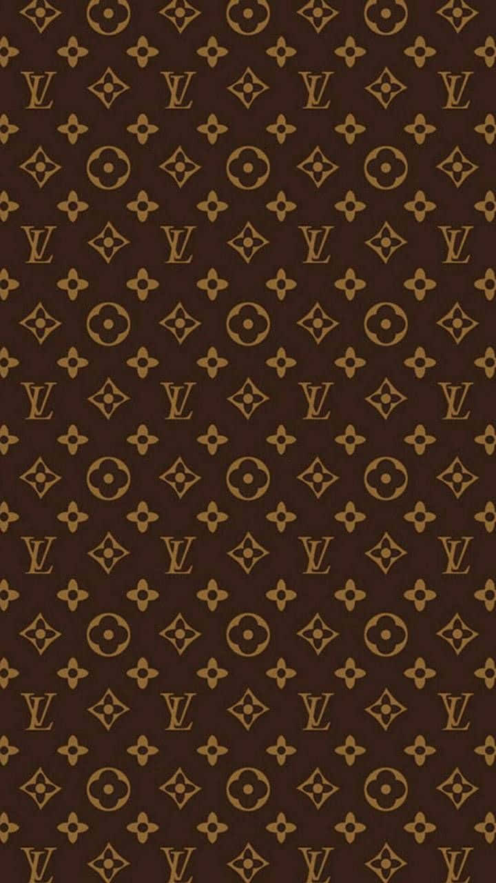 Brown Louis Vuitton Designer Wallpaper
