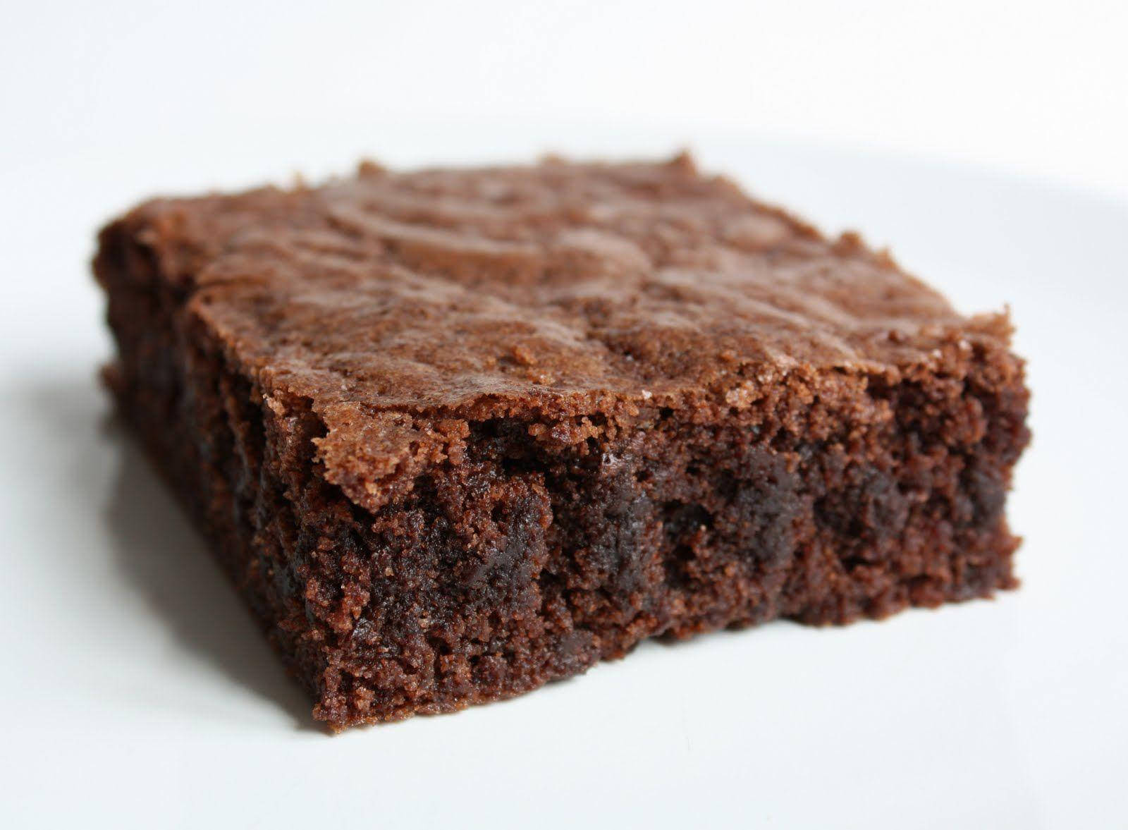 Brownie With Crusty Chocolate Wallpaper