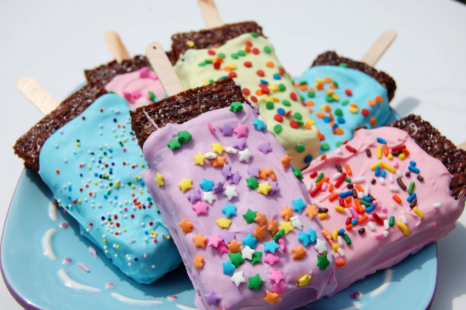 Brownies In Popsicle Stick Wallpaper