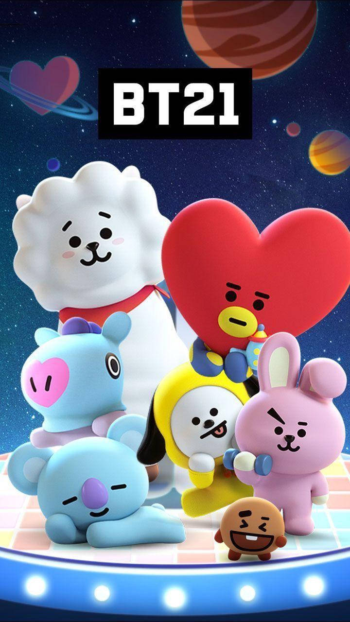 Bt21 Puzzle Star Game Wallpaper