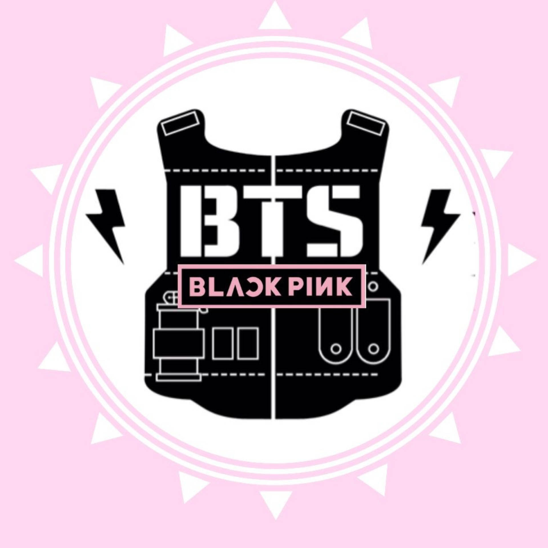 Download free Bts And Blackpink Idol Group Logo Wallpaper - MrWallpaper.com