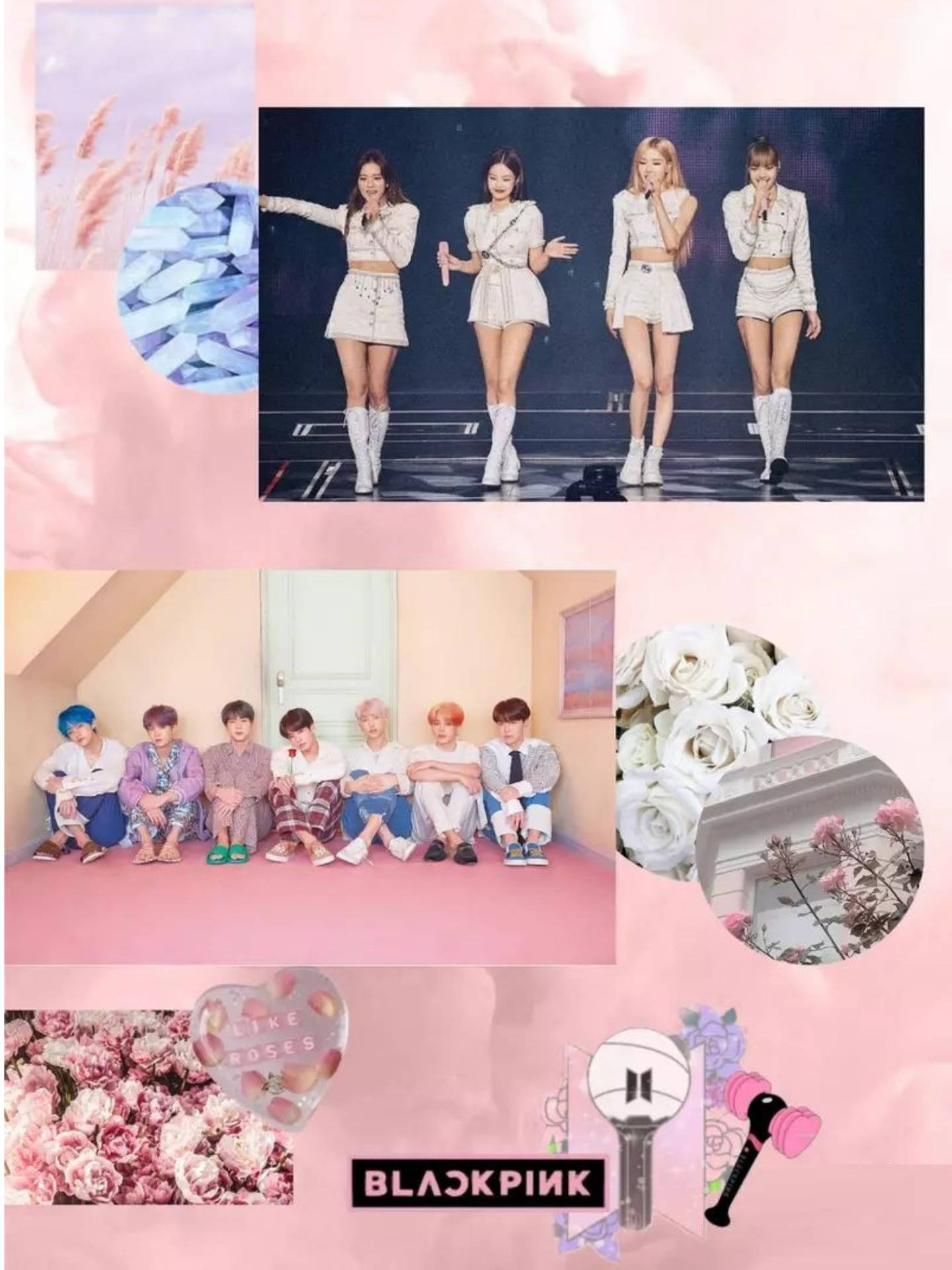 Download free Bts And Blackpink Live And Music Video Wallpaper -  MrWallpaper.com