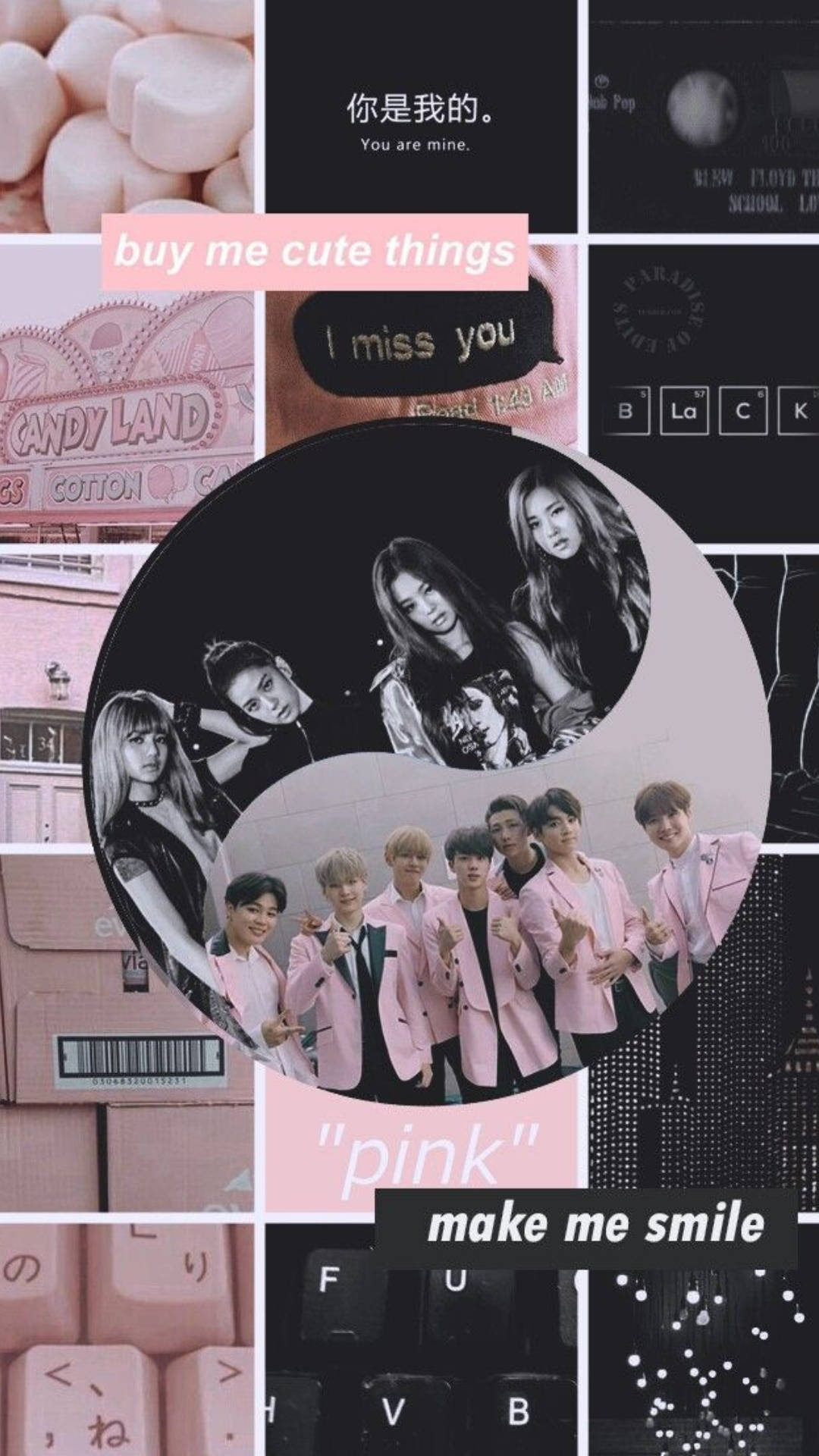 Bts and blackpink wallpaper discount