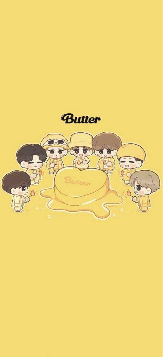 Bts Chibi Butter Wallpaper