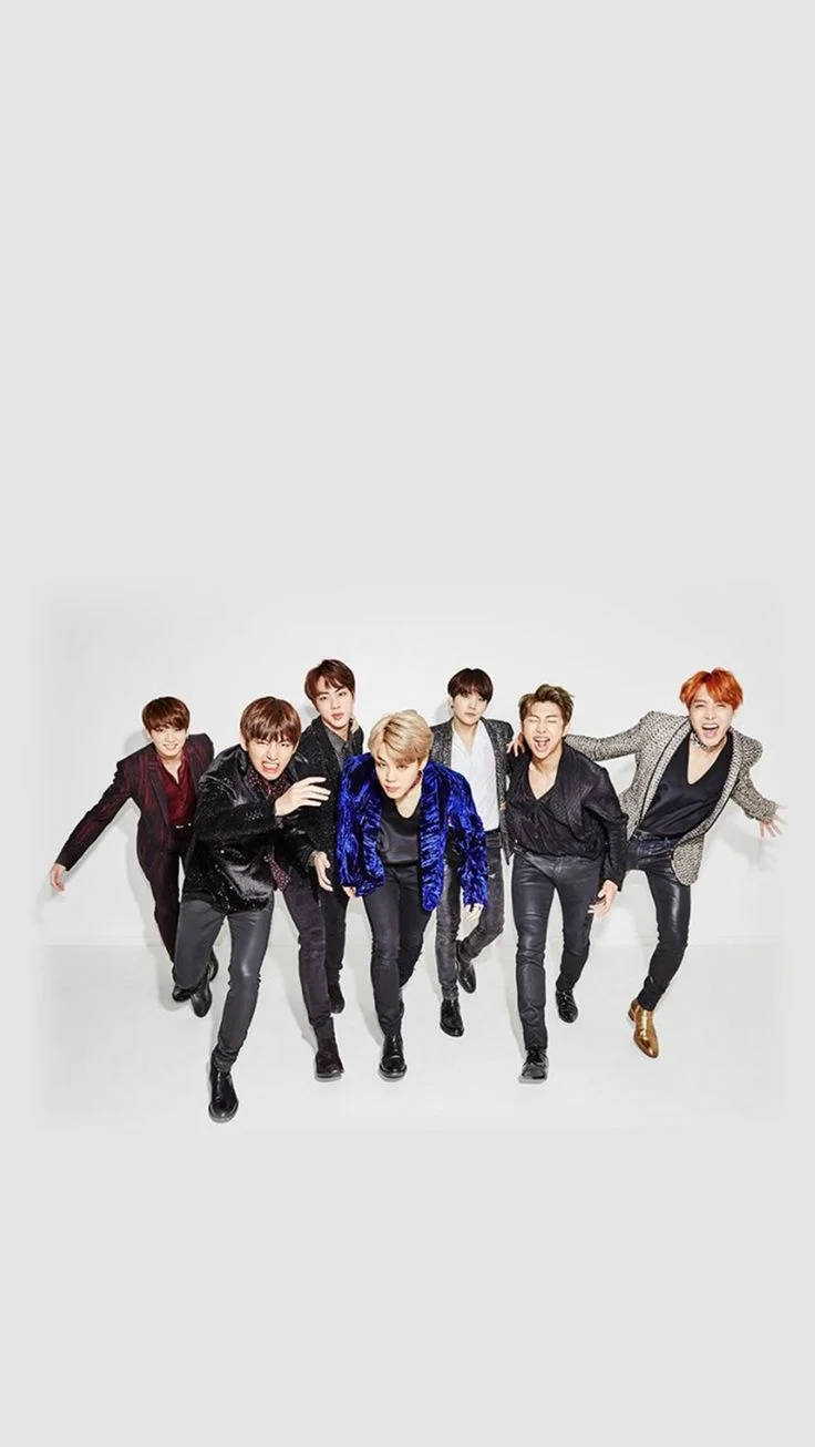 Bts Group Cute Together Wallpaper