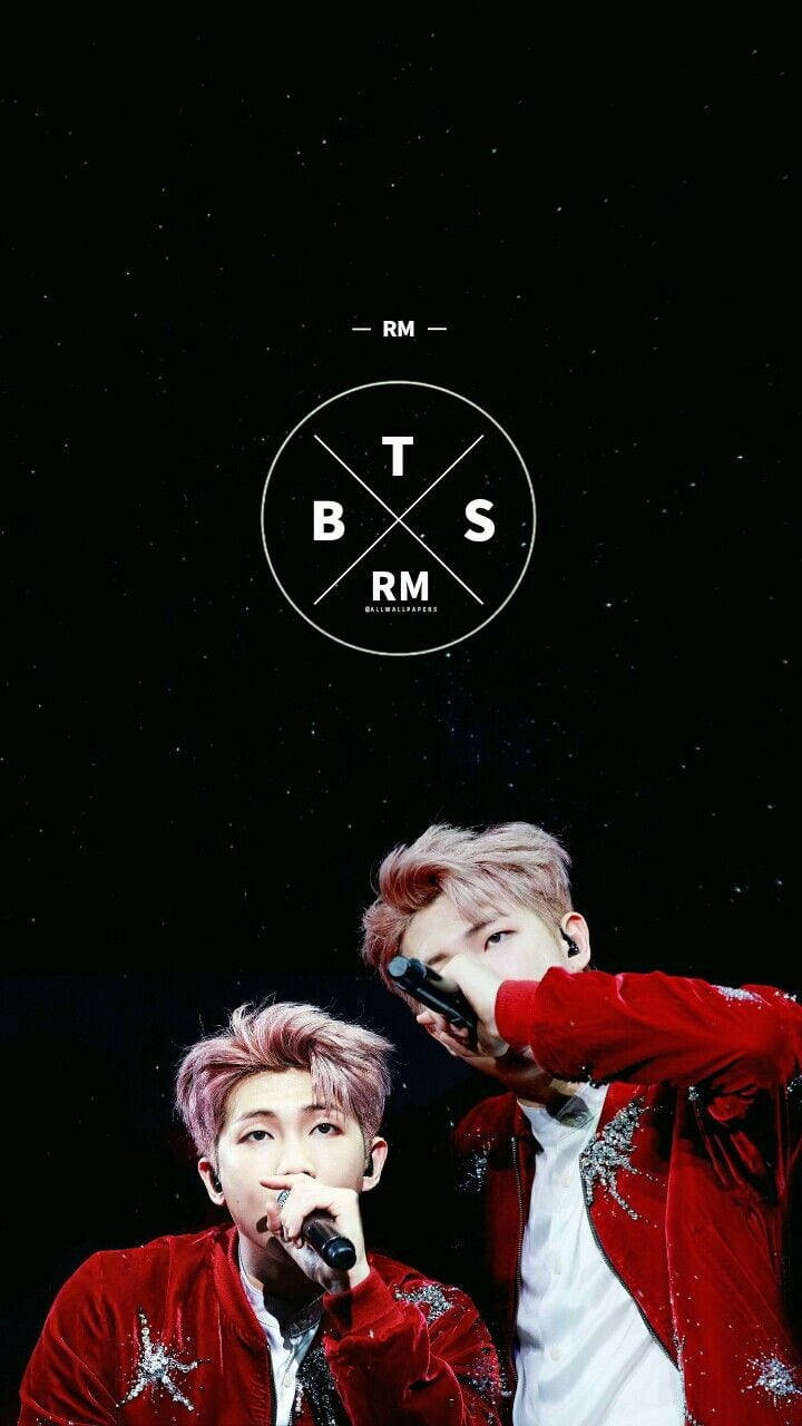 Bts Rm Cute Logo Wallpaper