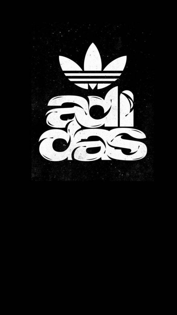 Bubble-style Logo Of Adidas Iphone Wallpaper