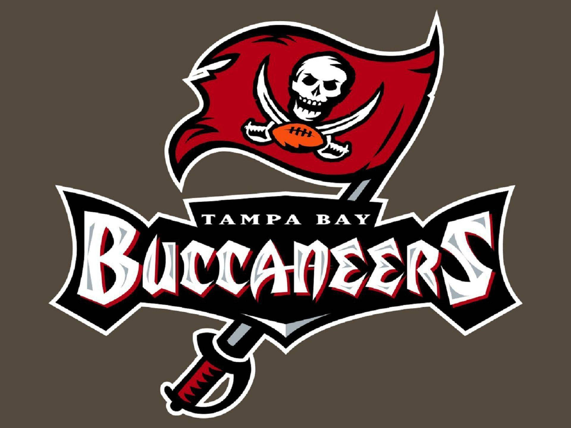 Buccaneers Retro Brown Background Wallpaper